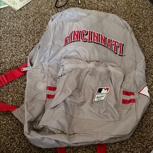 Herschel Supply Company Gray and Red Backpack